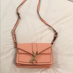Rebecca Minkoff pink crossover bag